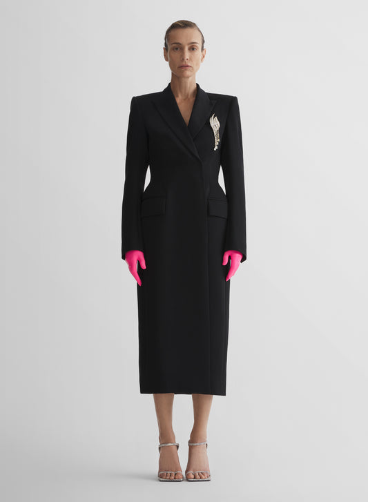 black hourglass coat