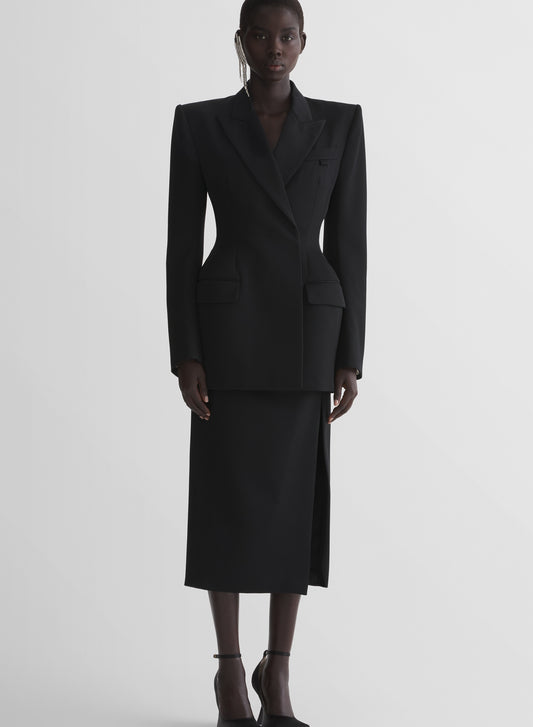 black hourglass jacket