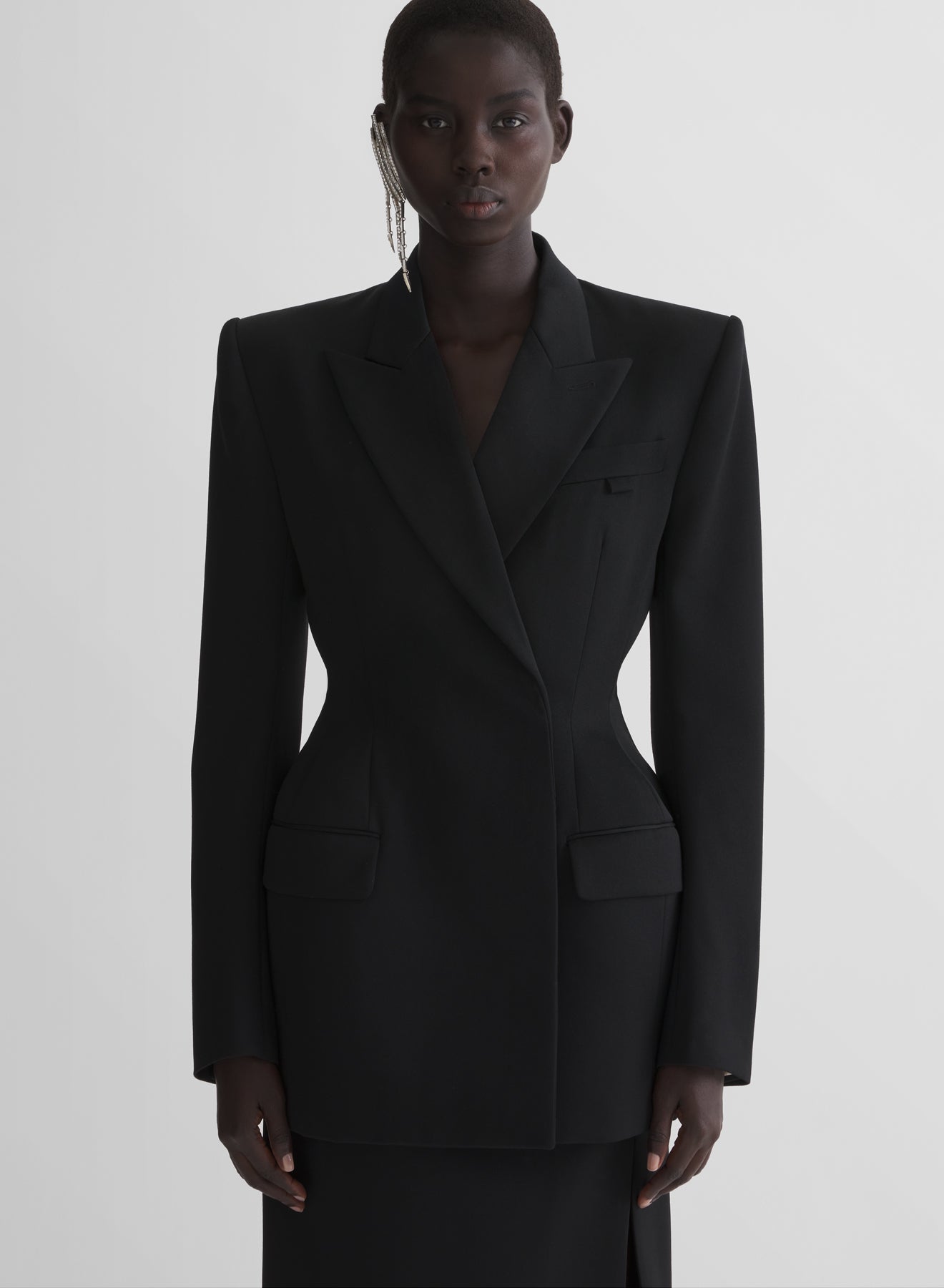 black hourglass jacket