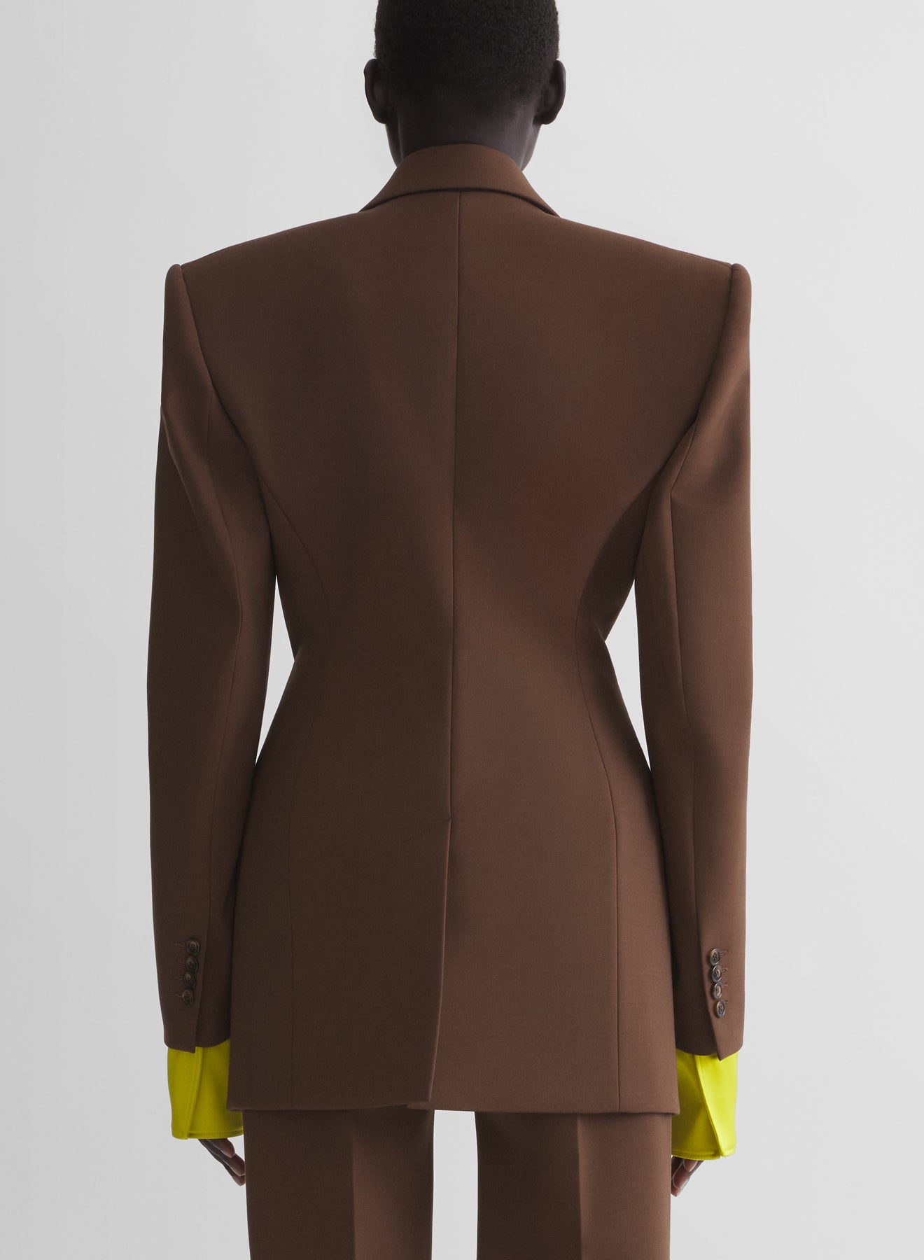 brown masculine jacket