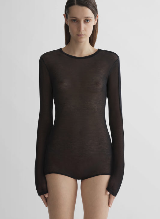 black tuxedo bodysuit