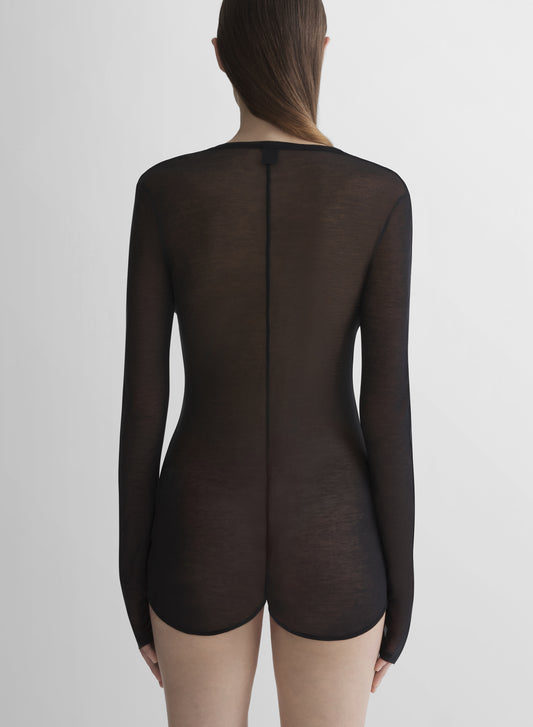 black tuxedo bodysuit