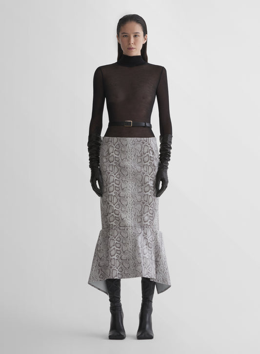 black turtleneck top