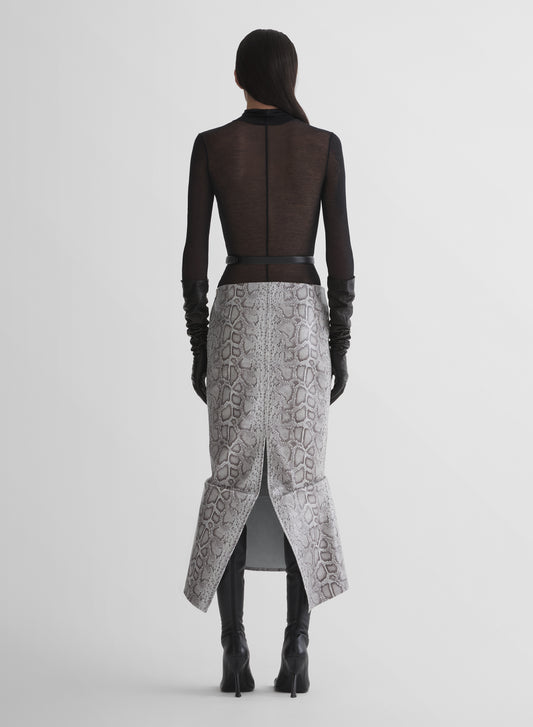 black turtleneck top