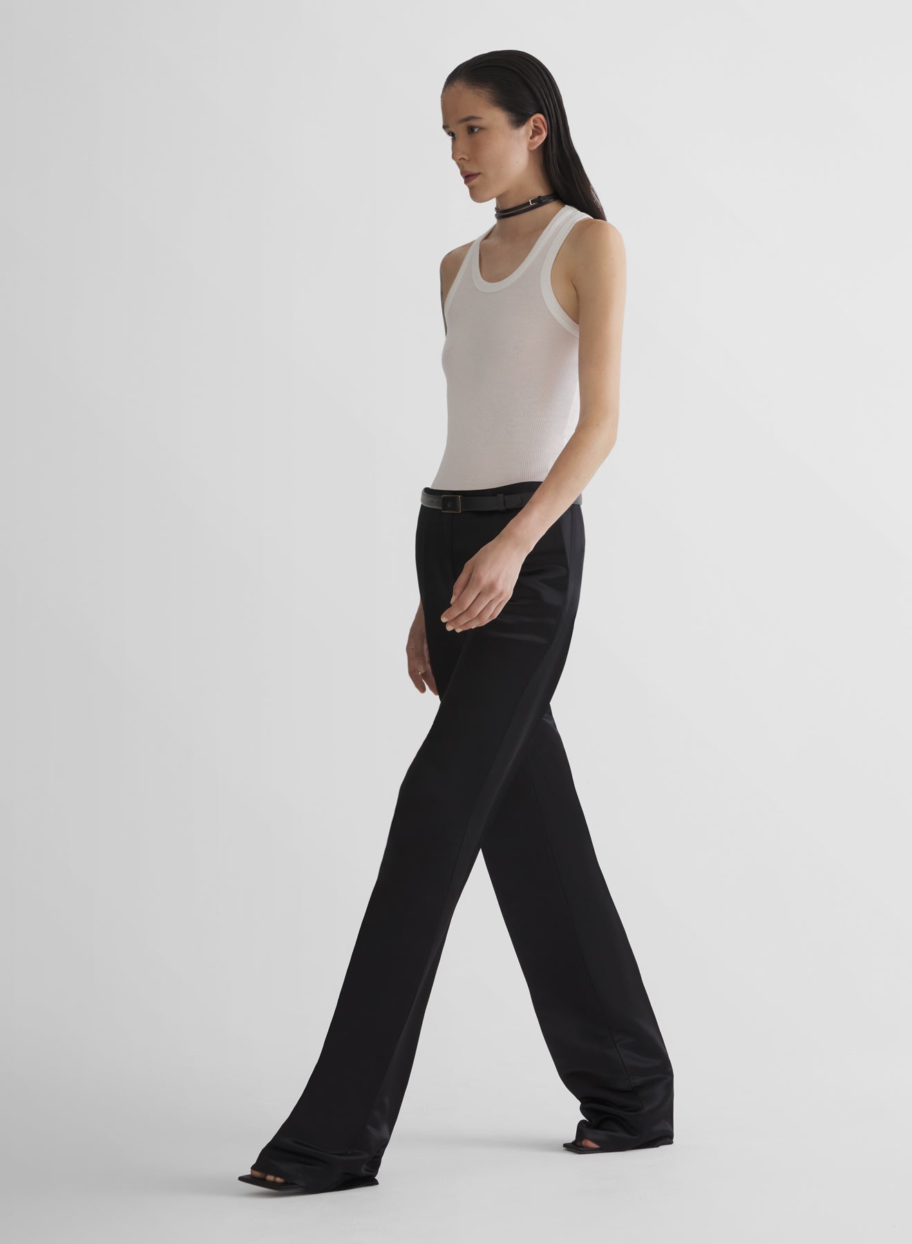 off-white ribbed tank top