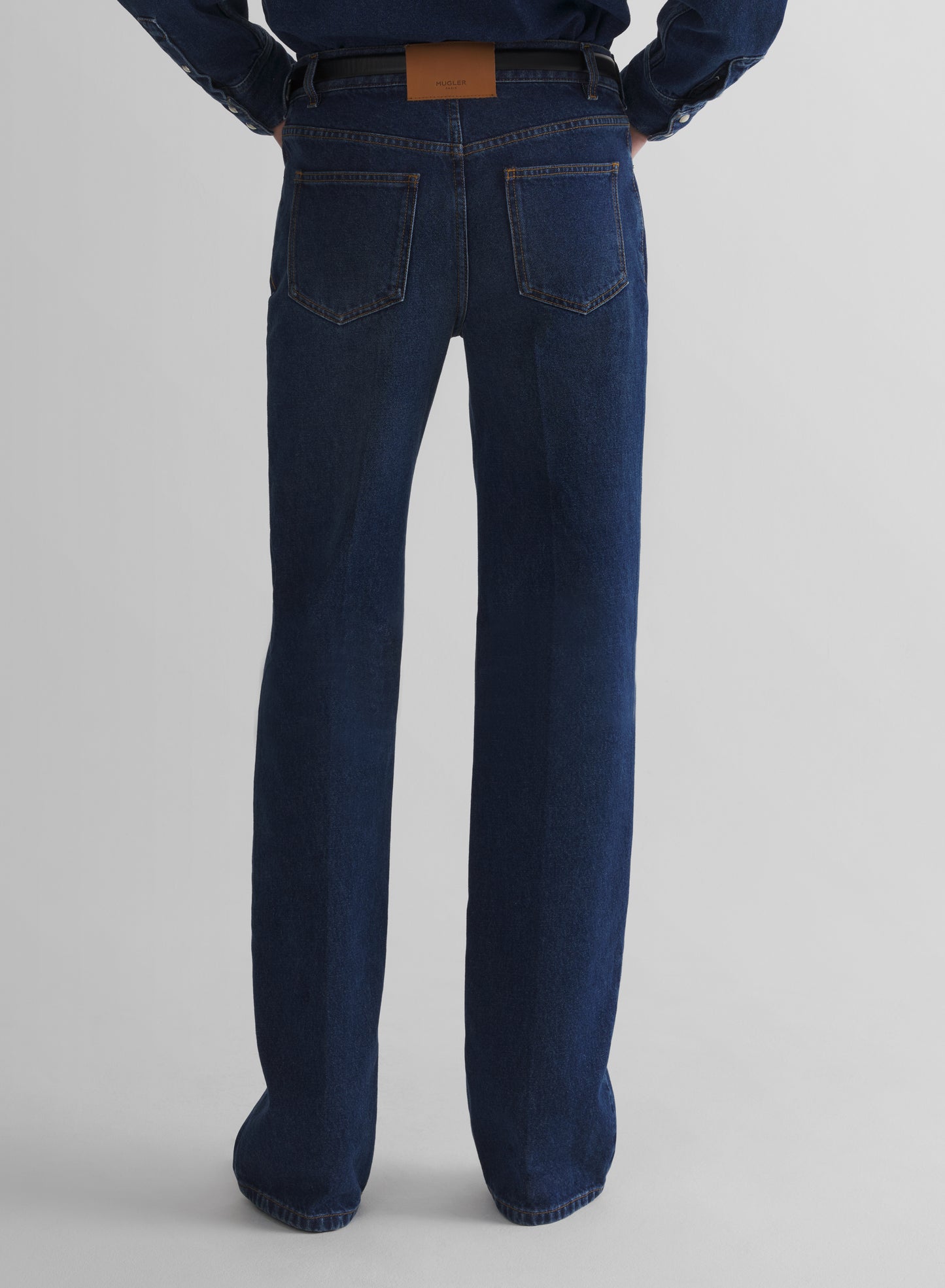 five pocket straight denim