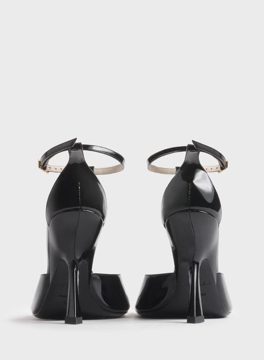 Black T-Strap pumps 105