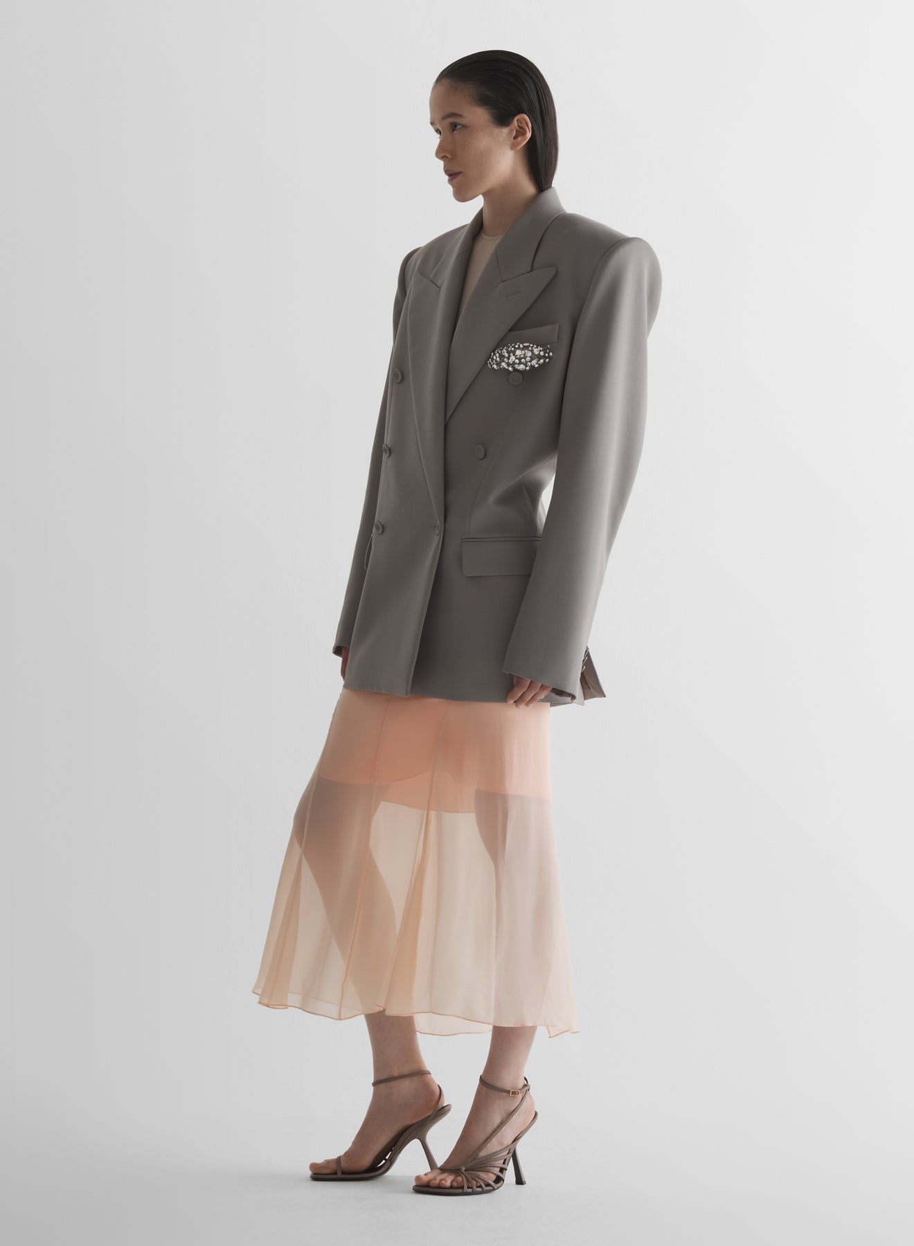 Layered lingerie skirt