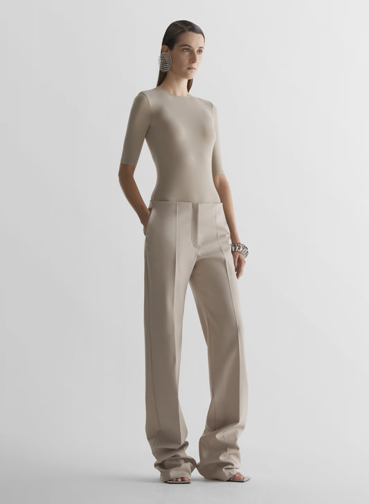 Low waist tailored trousers