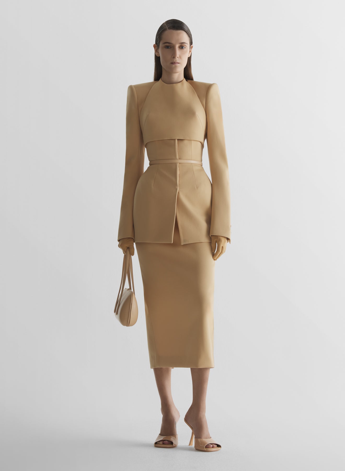 Cropped tailored top