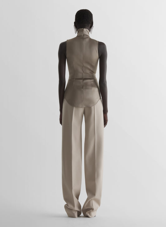 Low waist tailored trousers