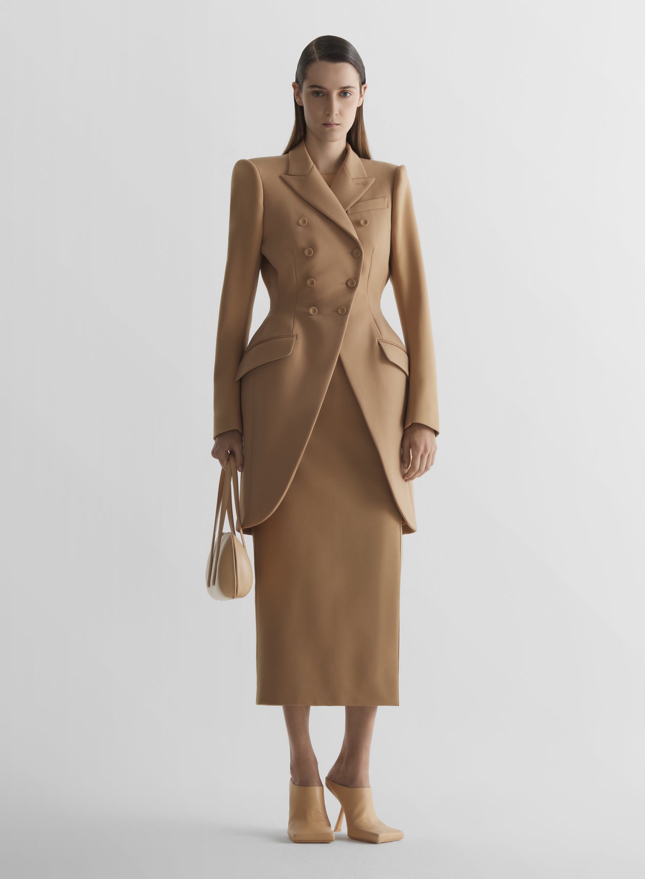 Long hourglass jacket