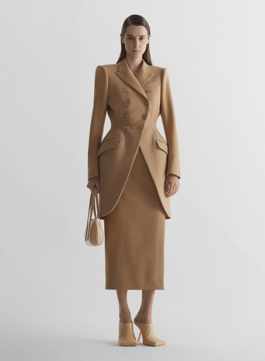 Long hourglass jacket