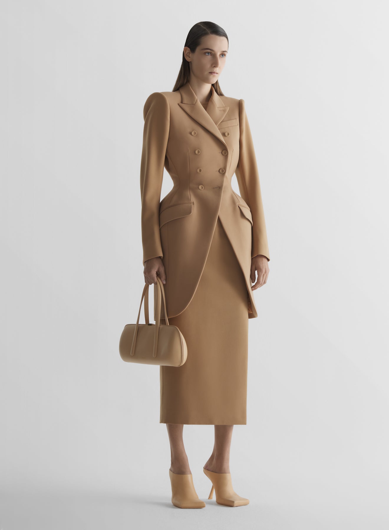 Long hourglass jacket