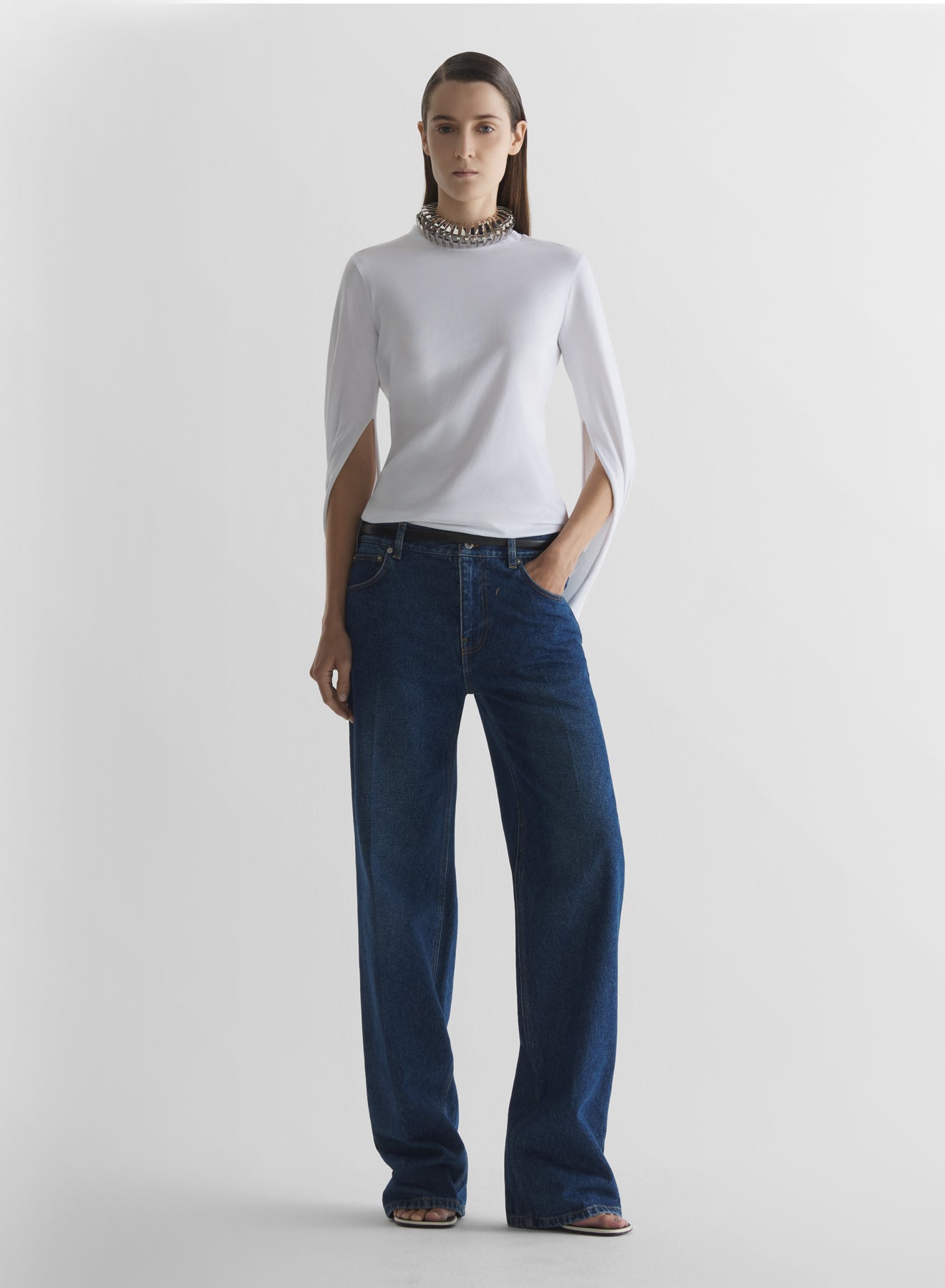 Cascade loop jersey top