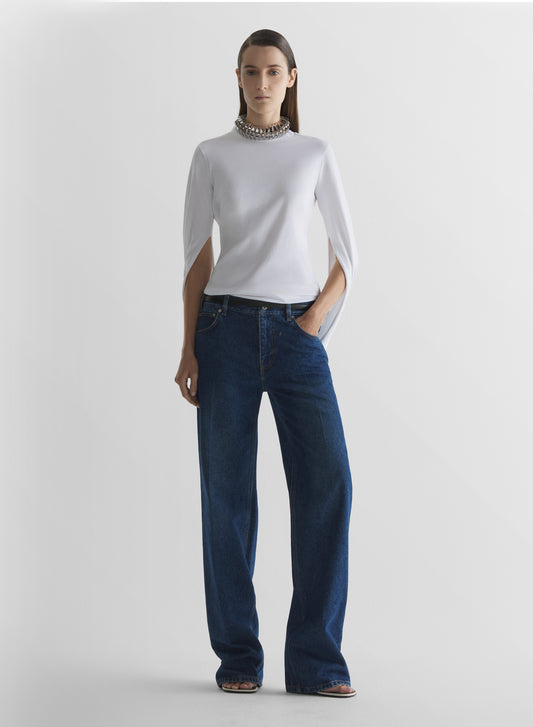 Cascade loop jersey top