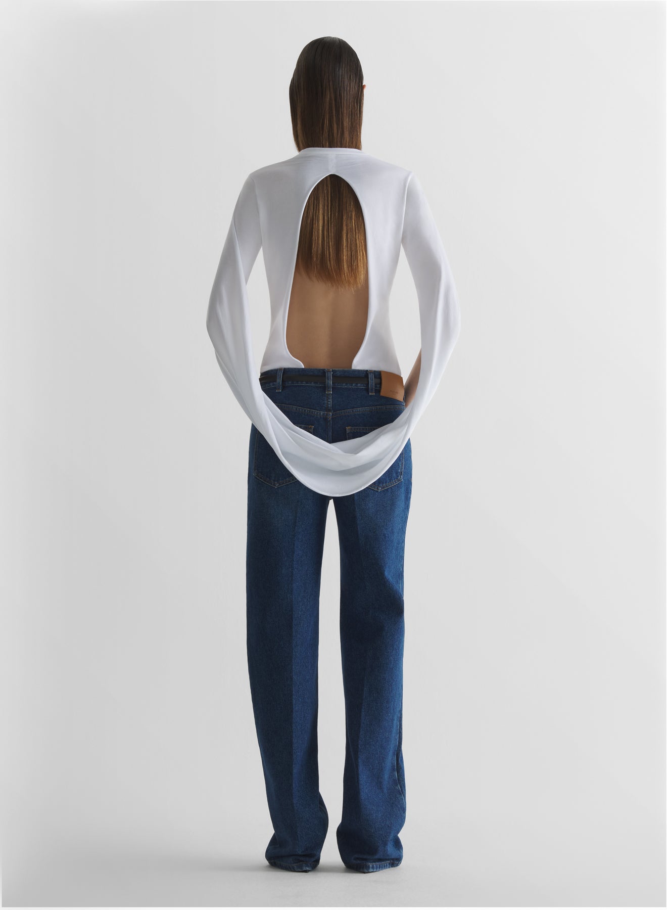 Cascade loop jersey top