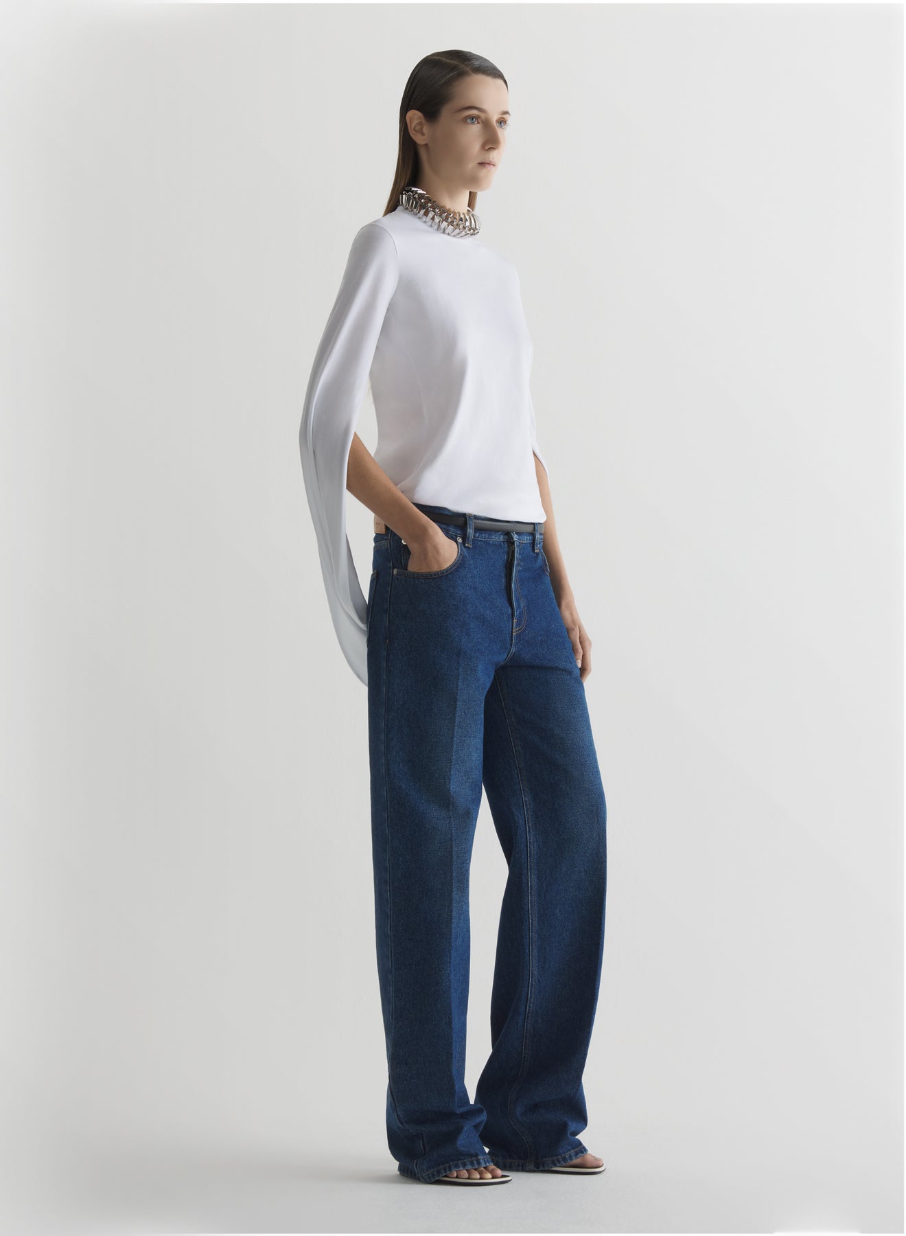 Cascade loop jersey top