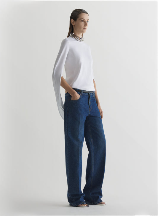 Cascade loop jersey top