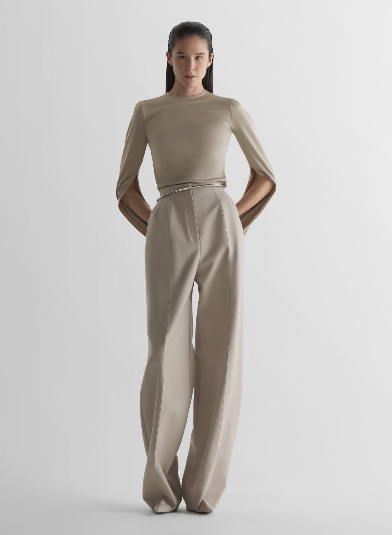 Cascade loop jersey top