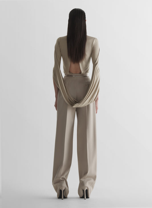 Cascade loop jersey top