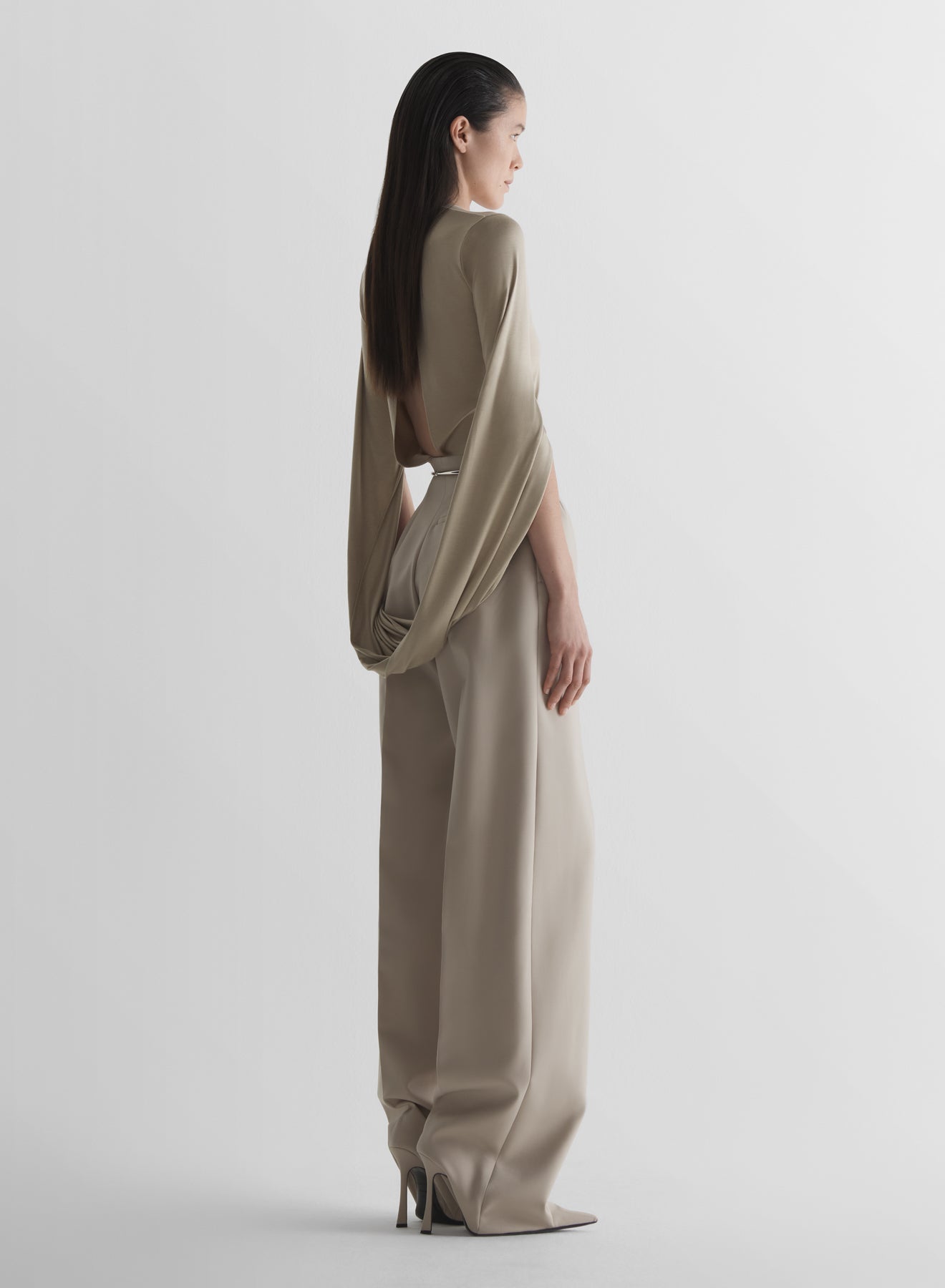 Cascade loop jersey top