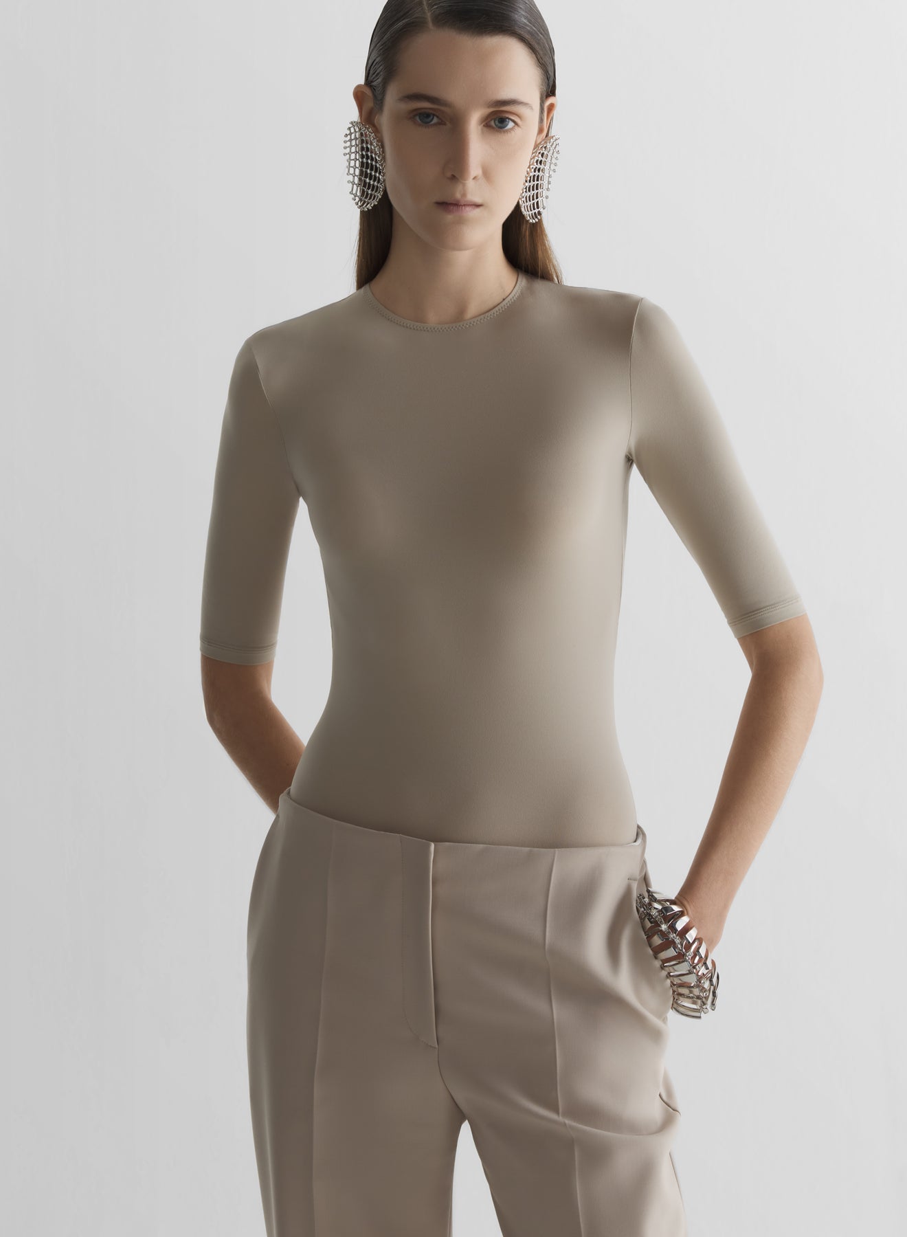 Second skin jersey top