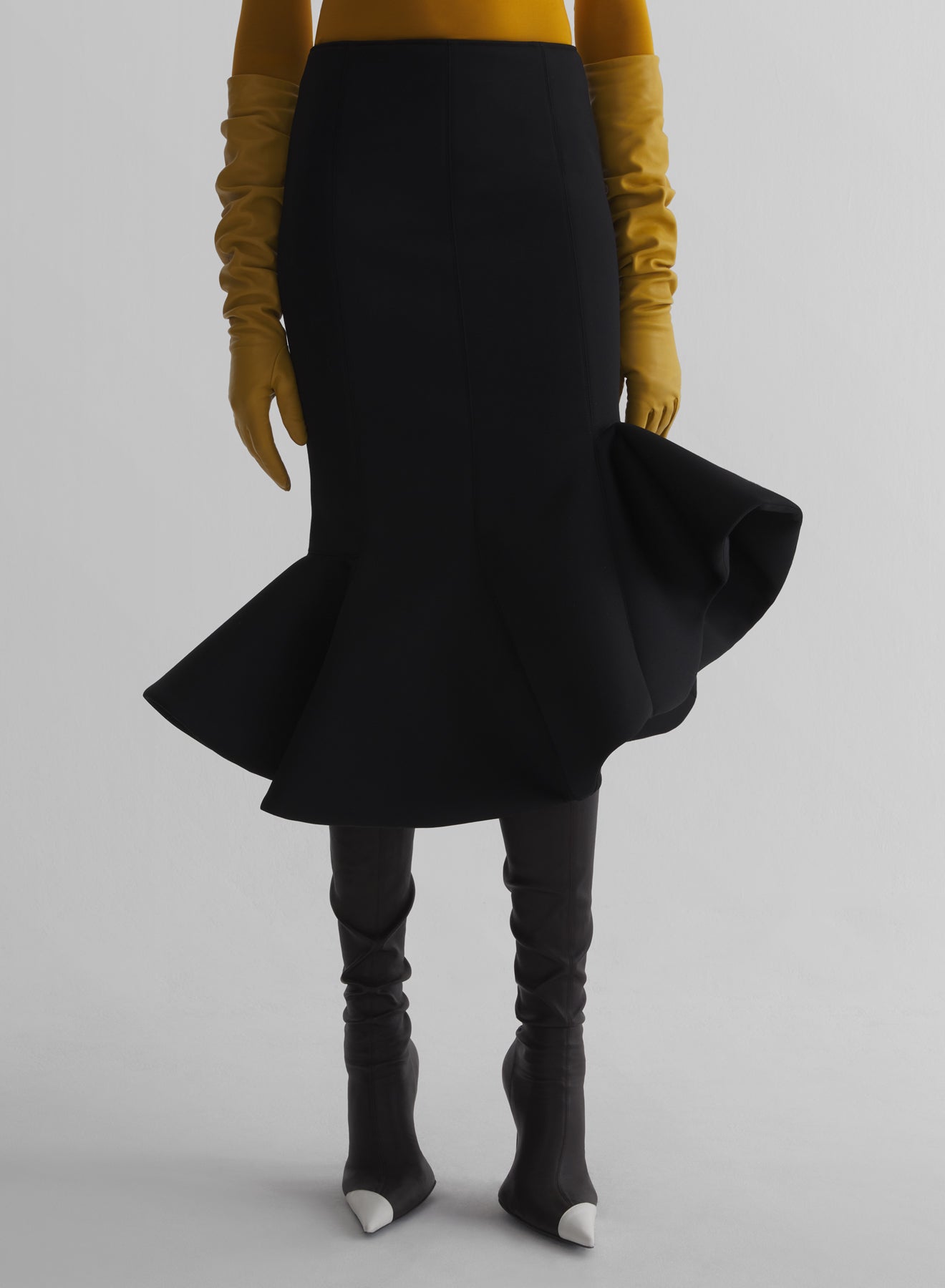 black mermaid skirt