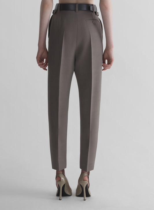 taupe carrot pants