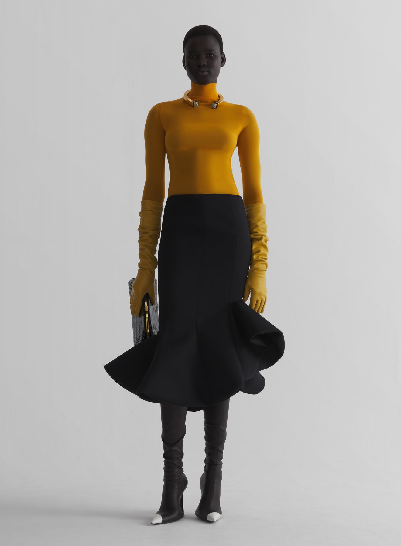 black mermaid skirt