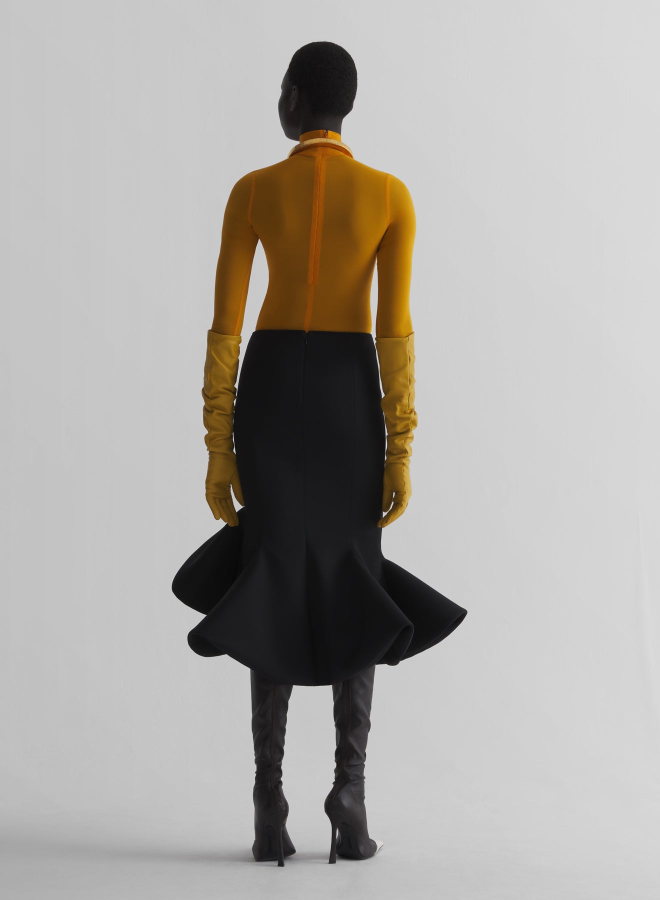 black mermaid skirt