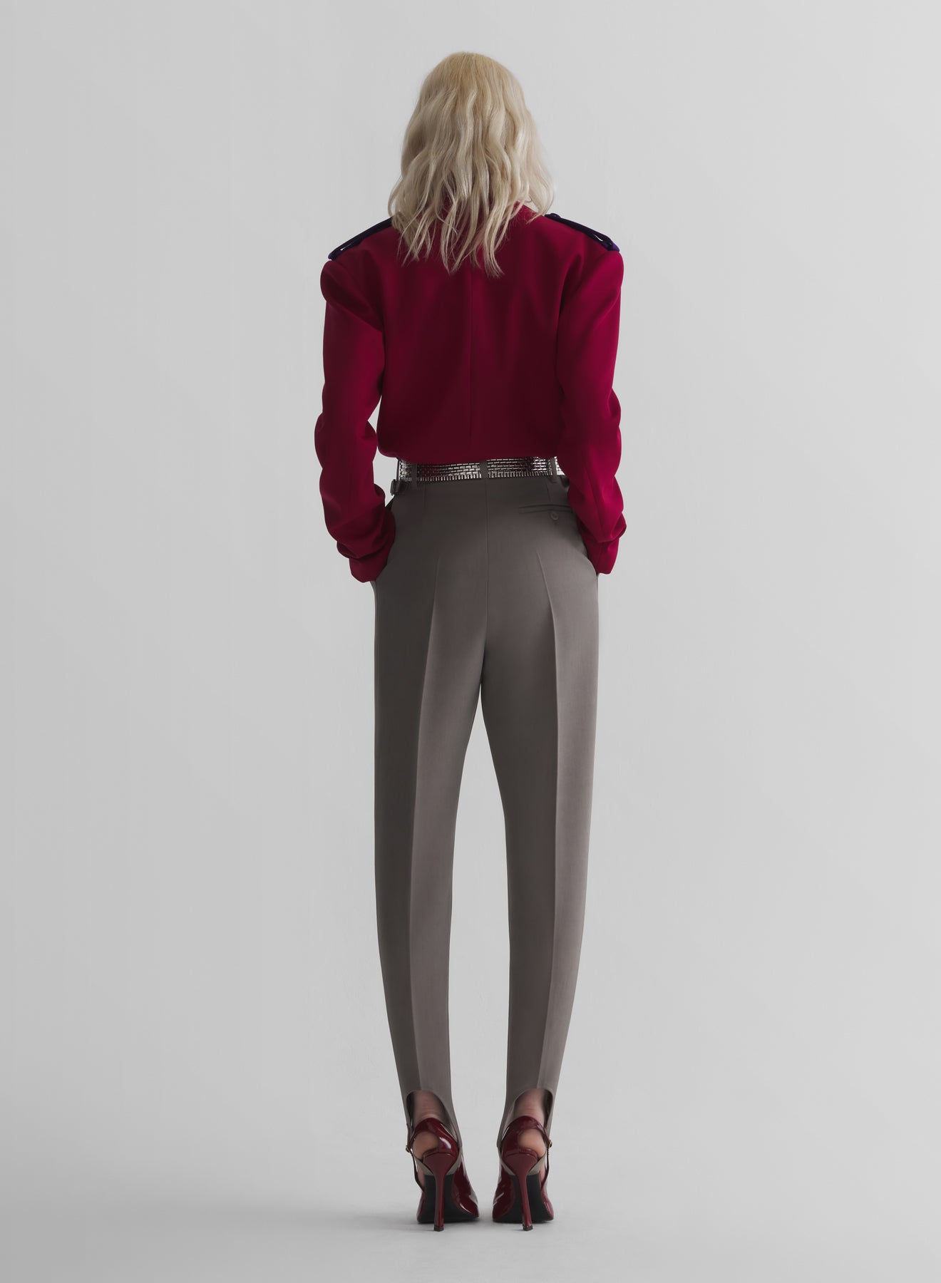 bi-color uniform shirt