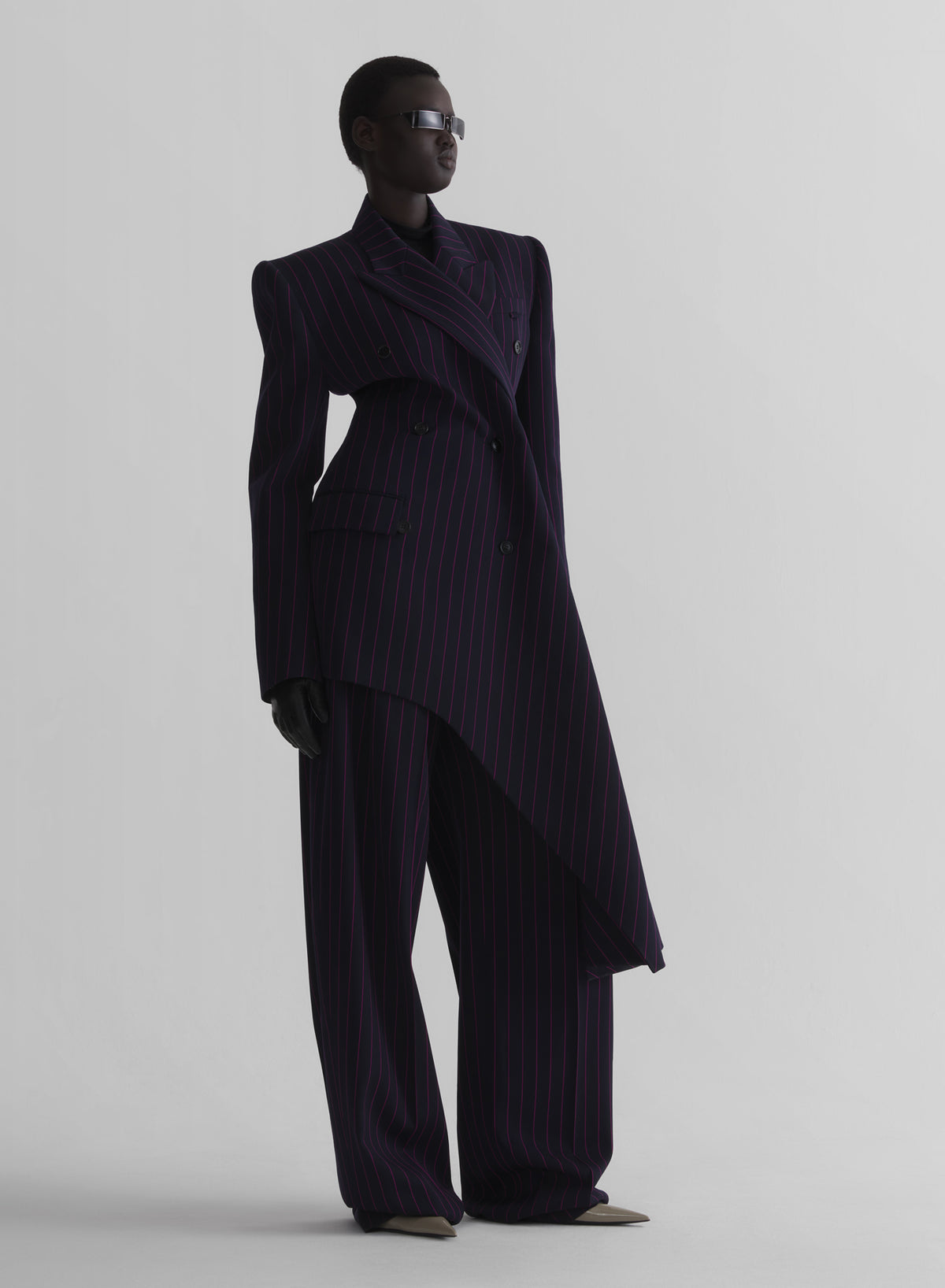 draped jacket
