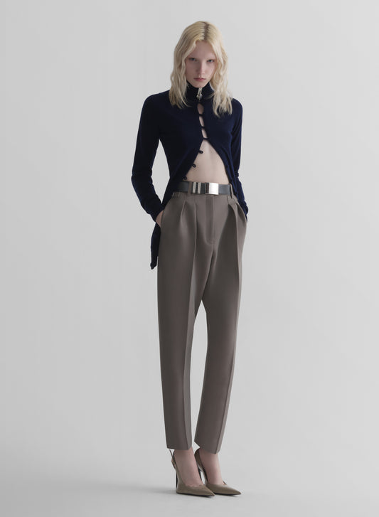 taupe carrot pants