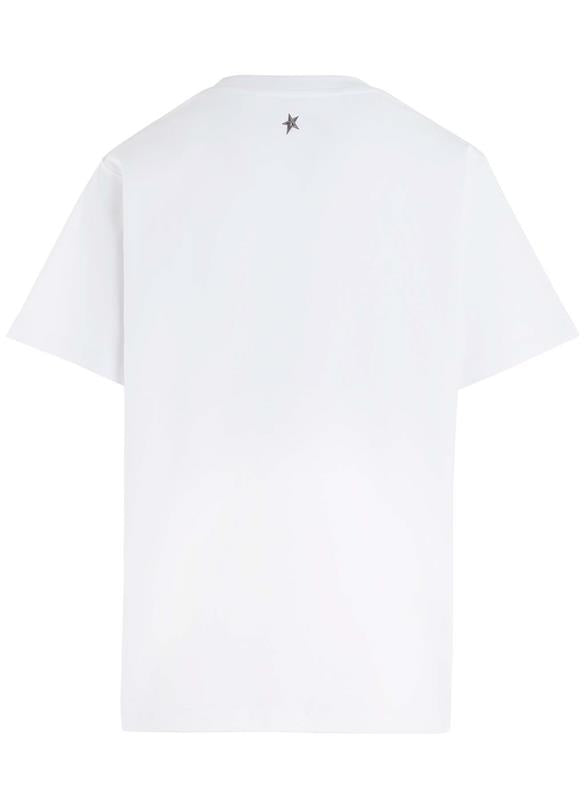 white mugler executive t-shirt