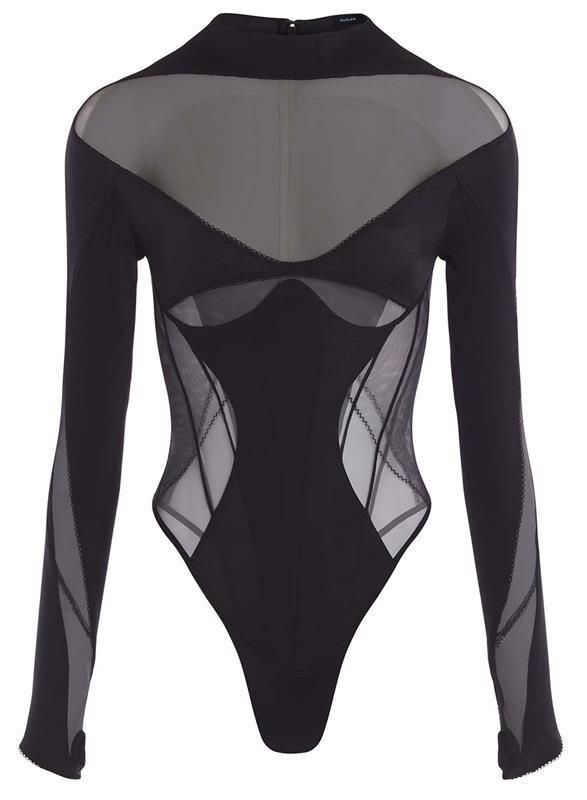 multi-layer lingerie bodysuit