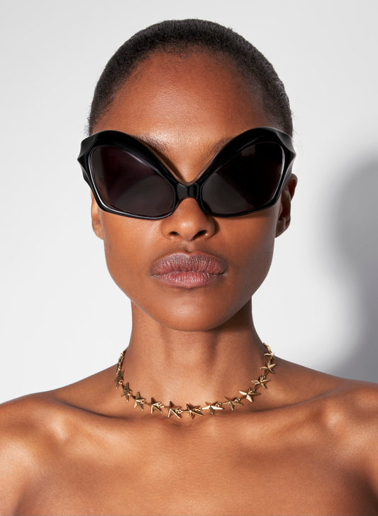 black cat eye sunglasses
