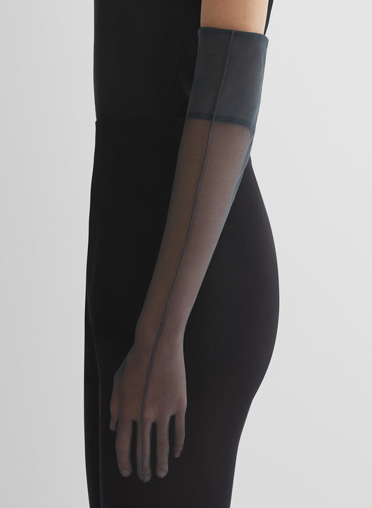 re/edit stretch illusion grey gloves