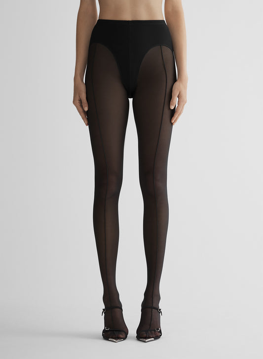 re/edit black pantyhose