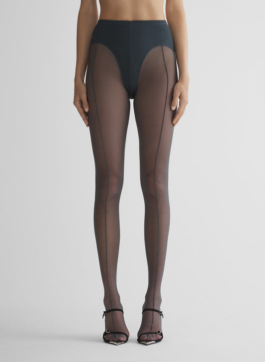 re/edit grey pantyhose
