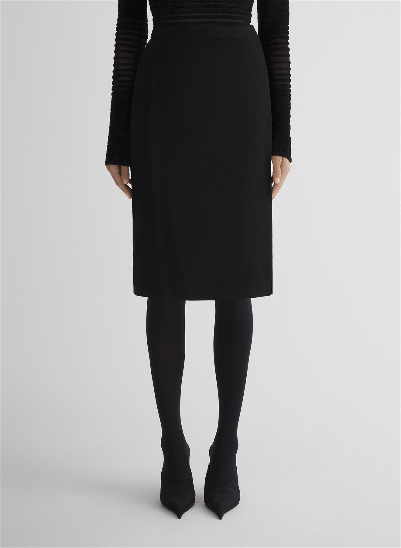 re/edit lingerie black skirt