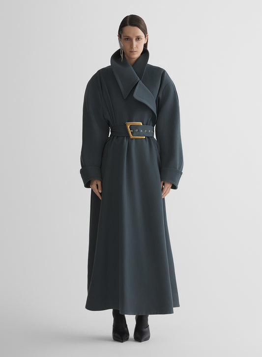 re/edit hiver russe grey trench