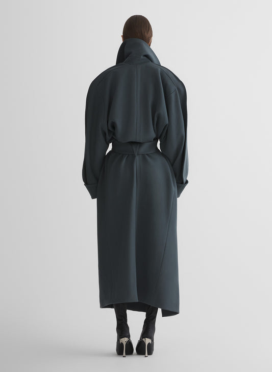 re/edit hiver russe grey trench