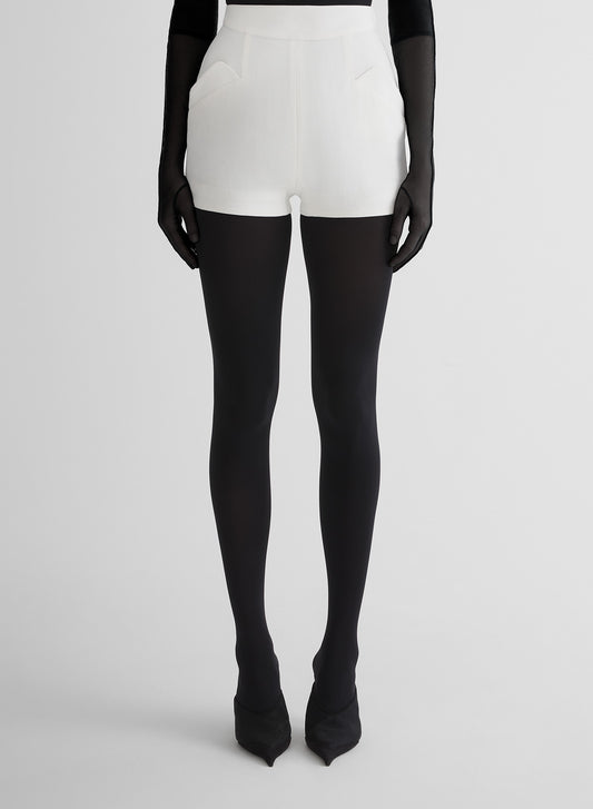 re/edit lingerie white short