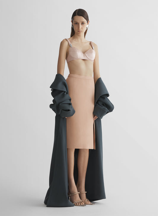 re/edit lingerie beige skirt