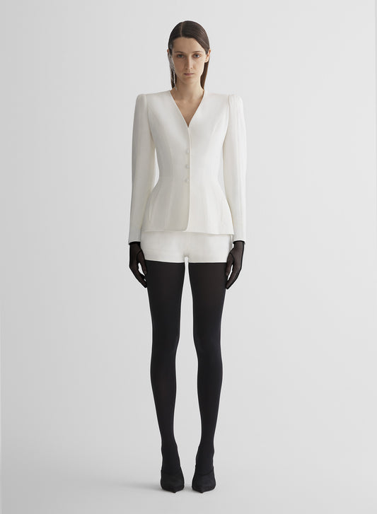 re/edit lingerie white short
