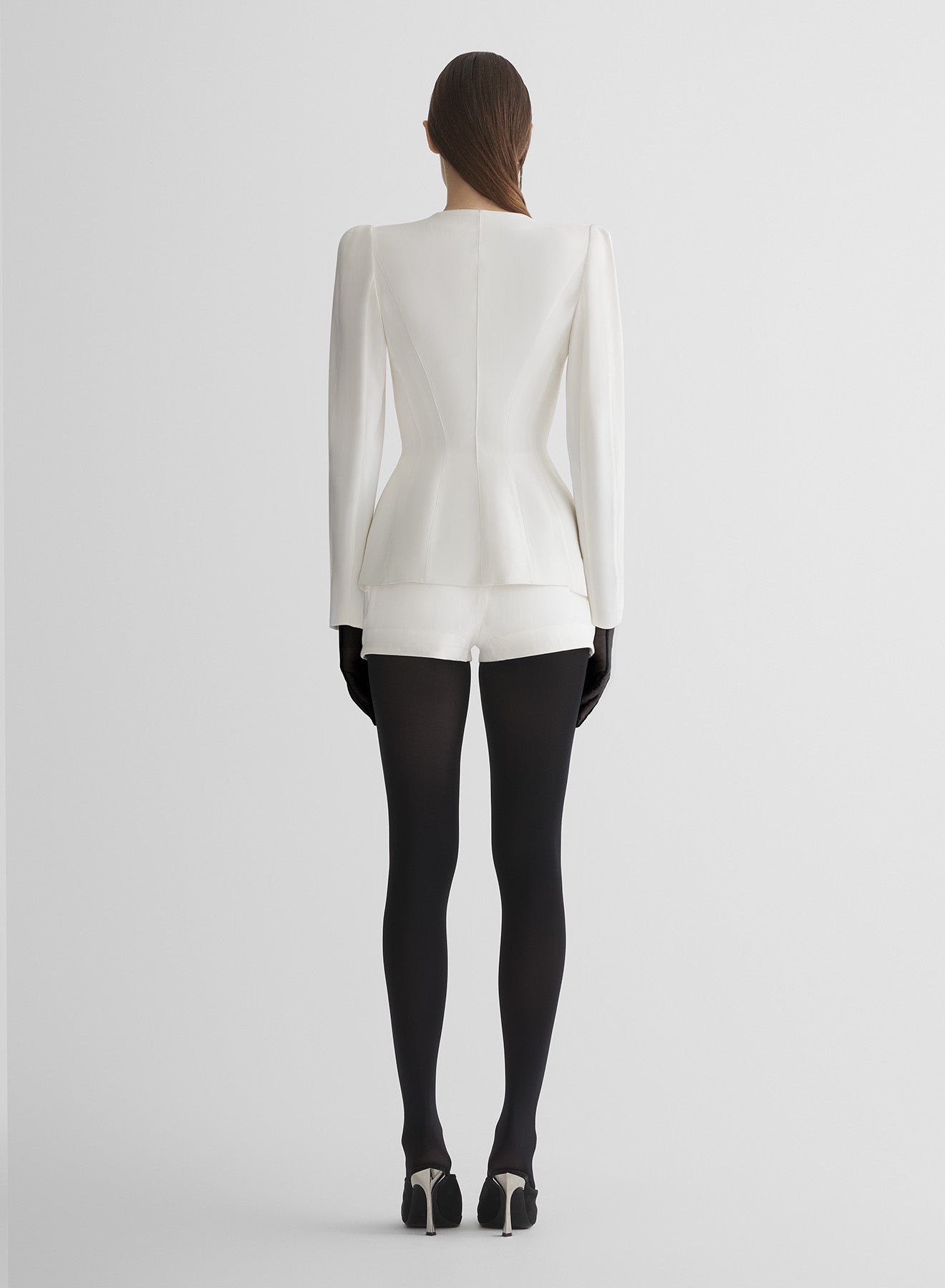 re/edit lingerie white short