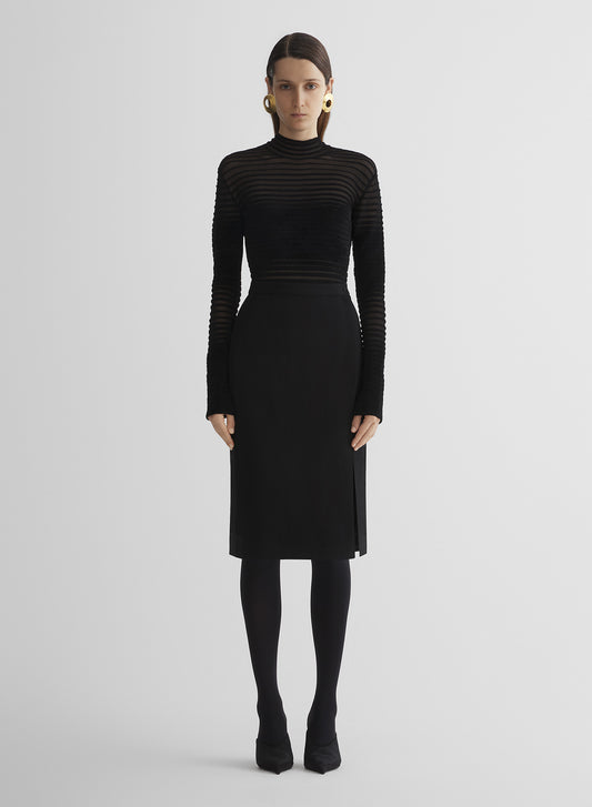 re/edit lingerie black skirt