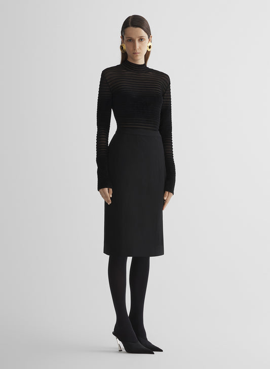 re/edit lingerie black skirt