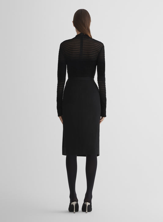 re/edit lingerie black skirt